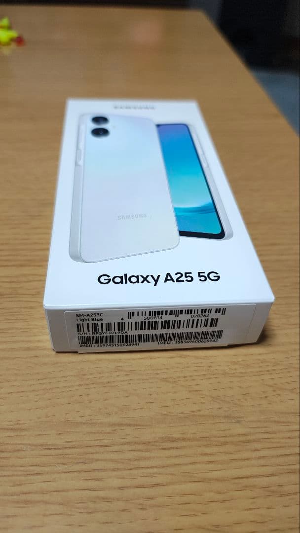 Samsung Galaxy A25 5G ホワイト ライトブルー