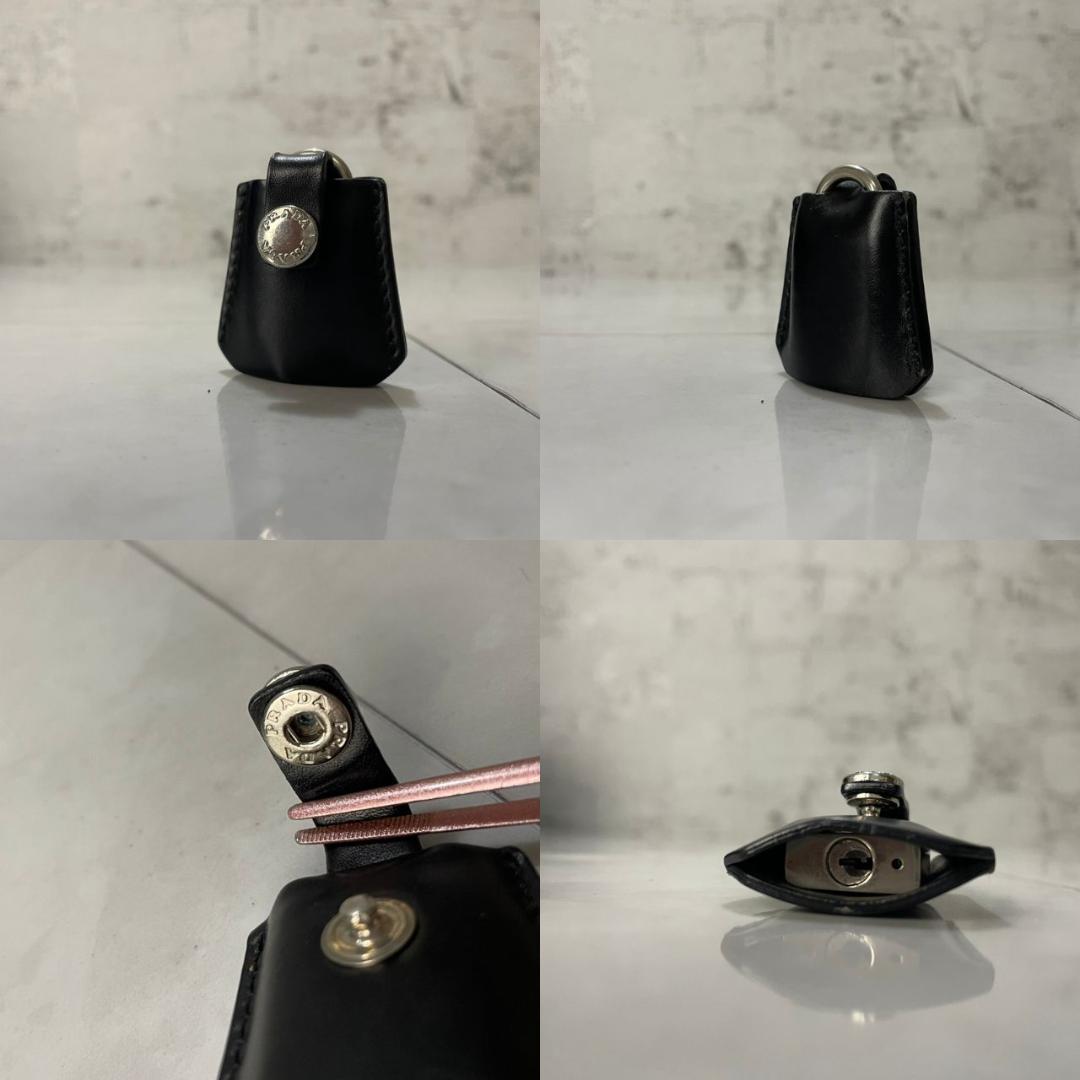 PRADA ハンドバッグ プラダ ミニボストンバッグ BR3697 黒 良品