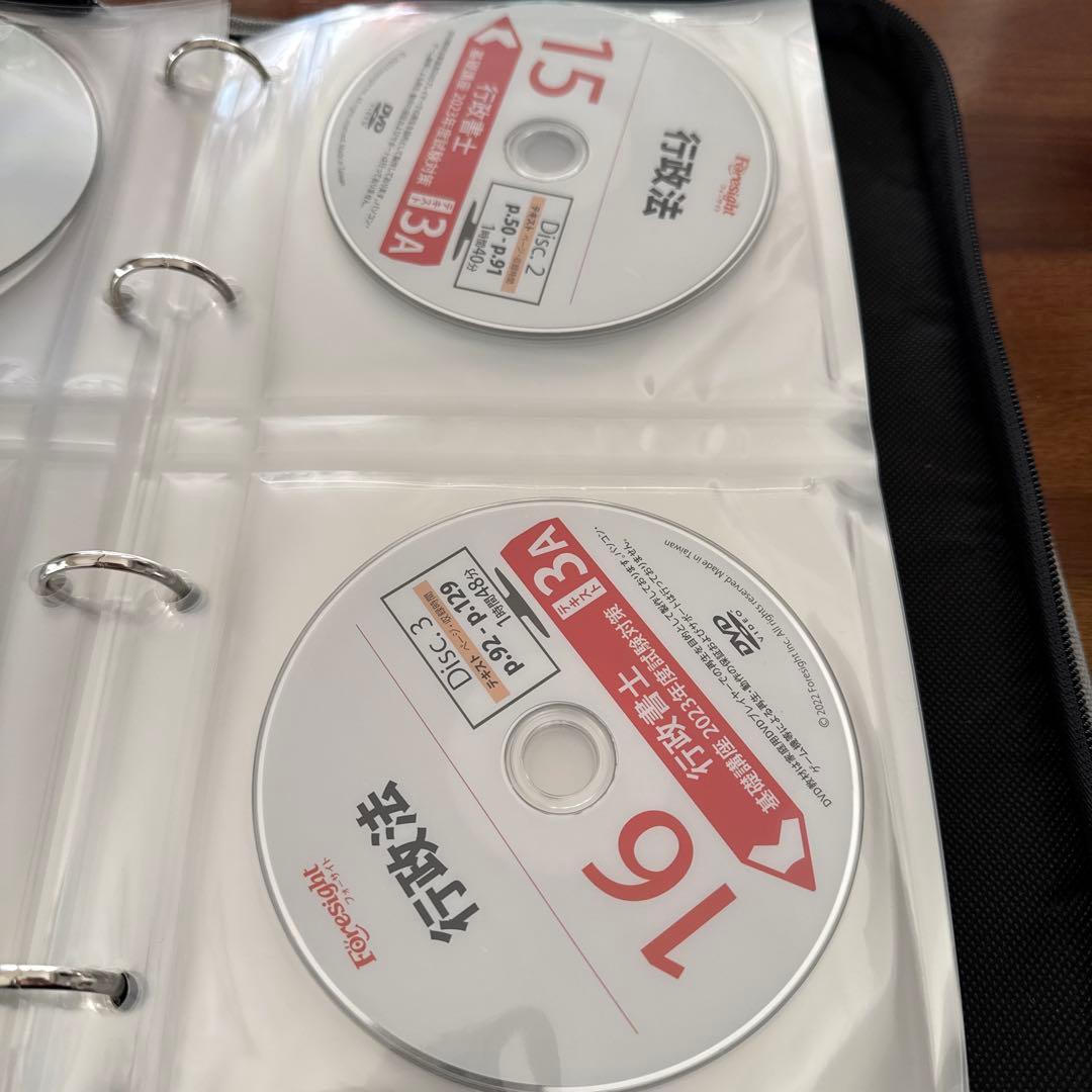 フォーサイト　行政書士講座　2023年度　DVD全46枚