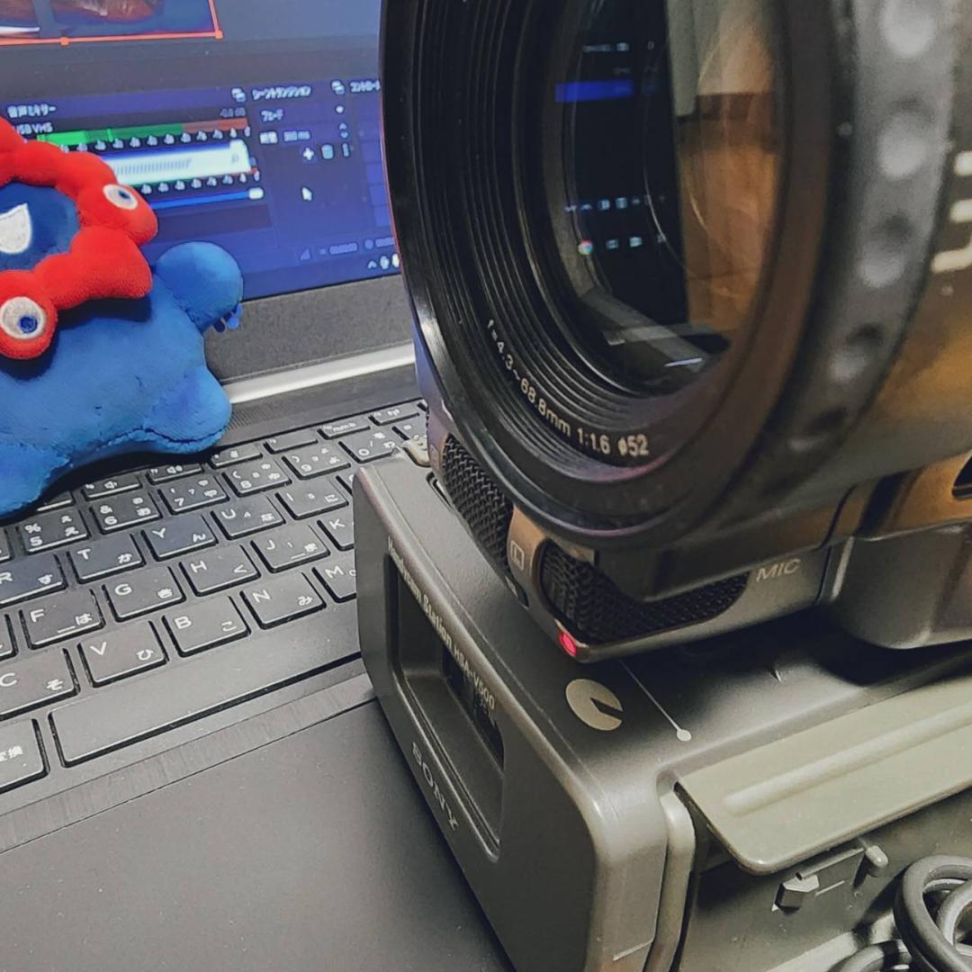 【動作確認済】SONY 高画質 Hi8 ビデオカメラ CCD-TR3000 一式