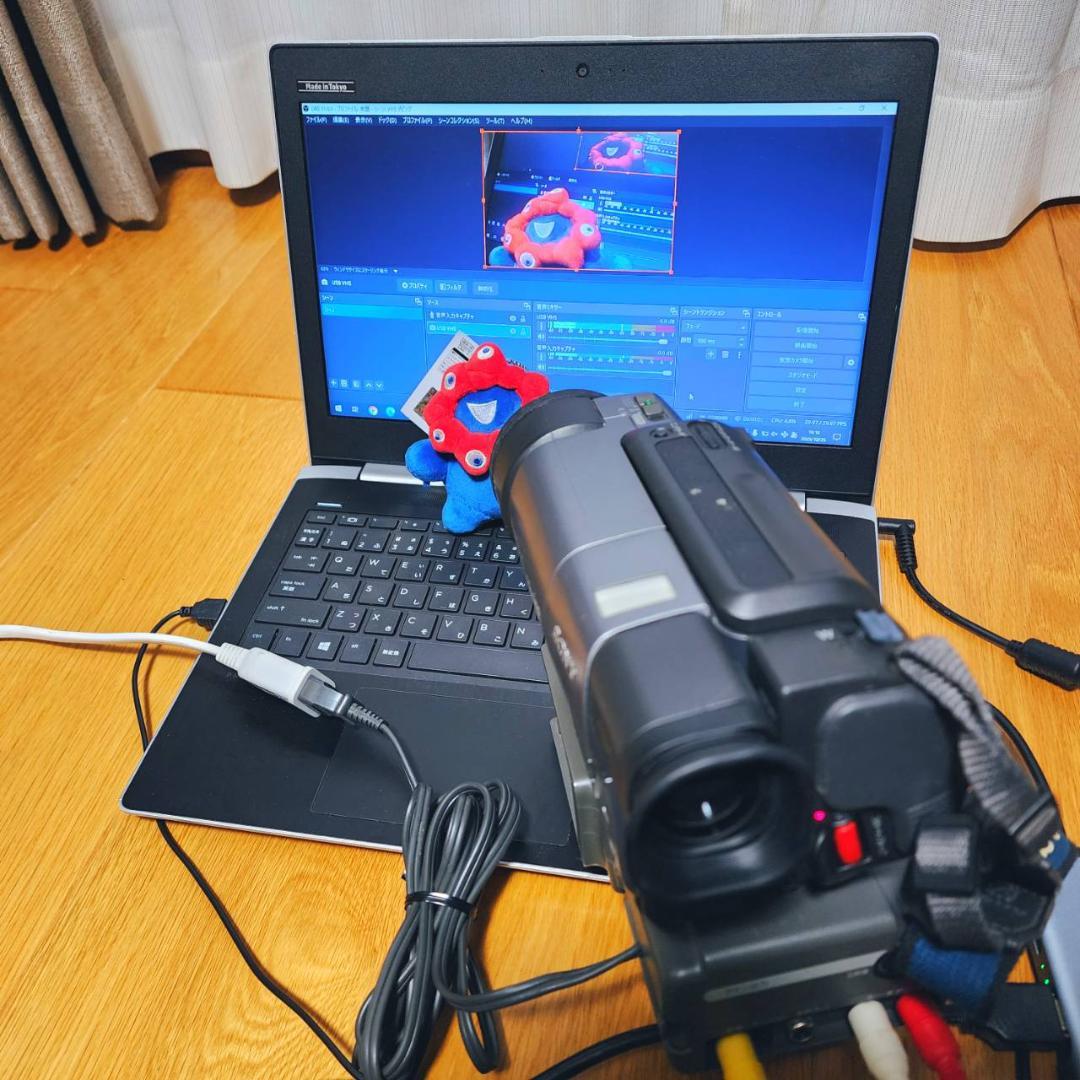 【動作確認済】SONY 高画質 Hi8 ビデオカメラ CCD-TR3000 一式