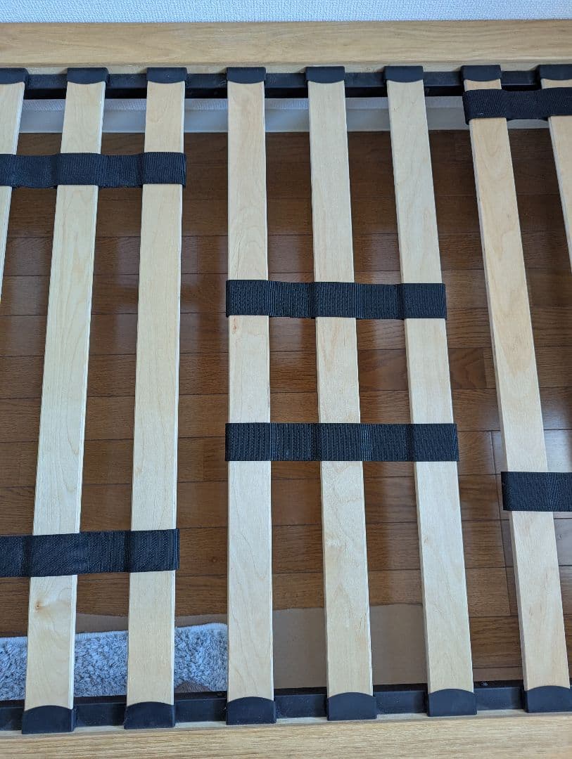 無印良品 木製ベッドフレーム シングル オーク 引き取り希望（東京都台東区）