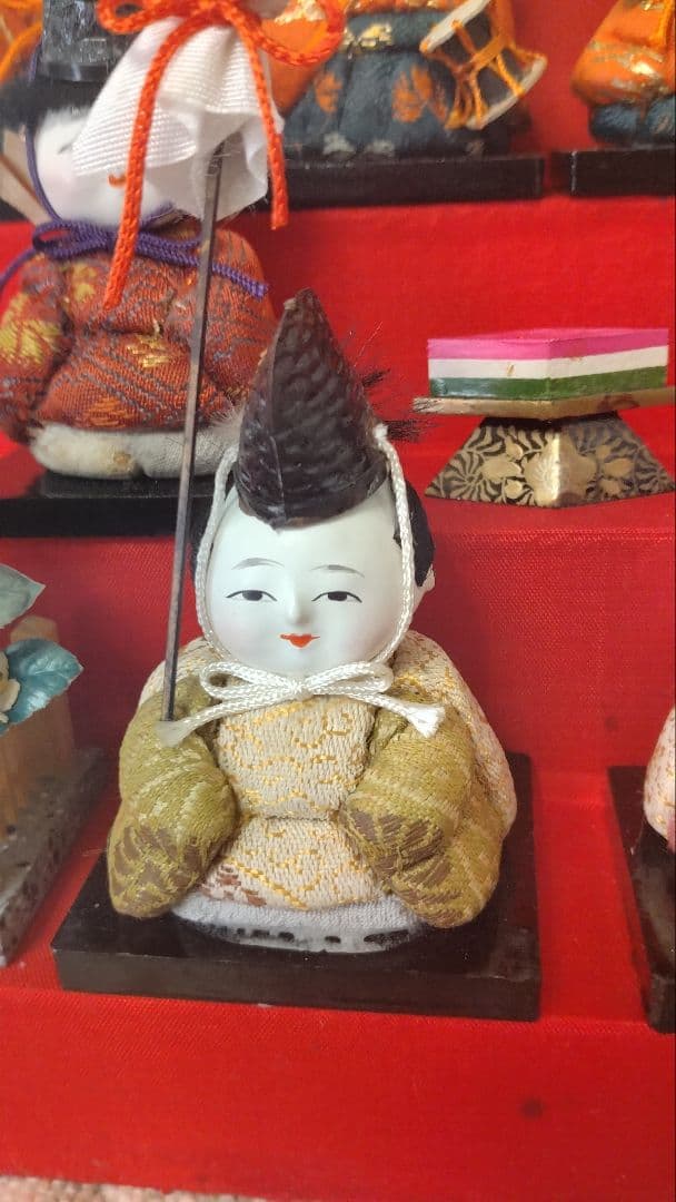 雛人形セット 15体 伝統的装飾付き