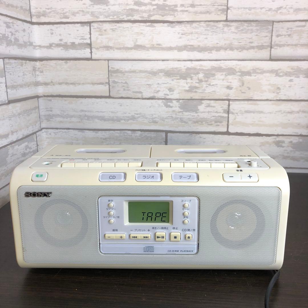 SONY Wカセット CDラジカセ CFD-W78