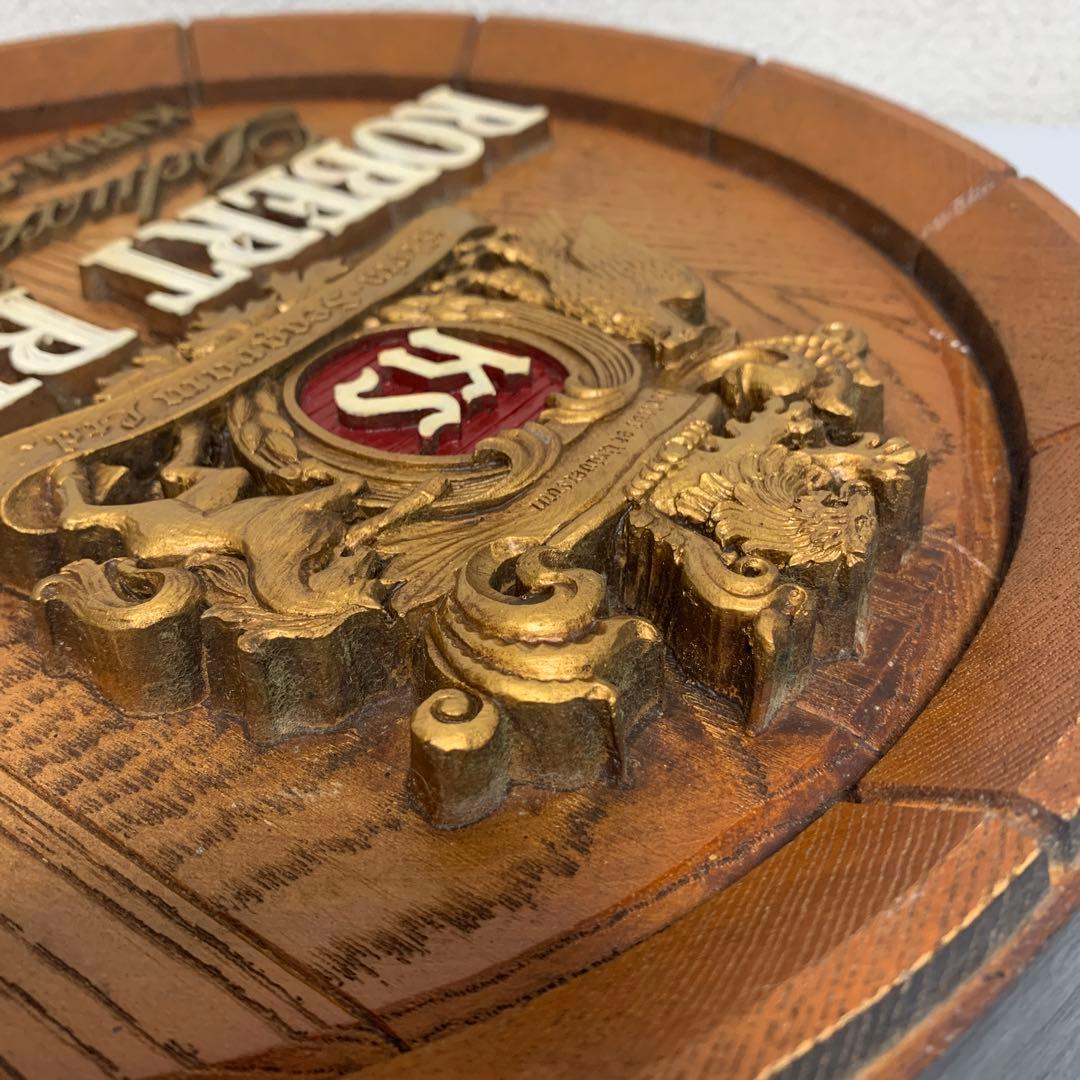 キリン シーグラム ROBERT BROWN ヴィンテージ バレルヘッドサイン