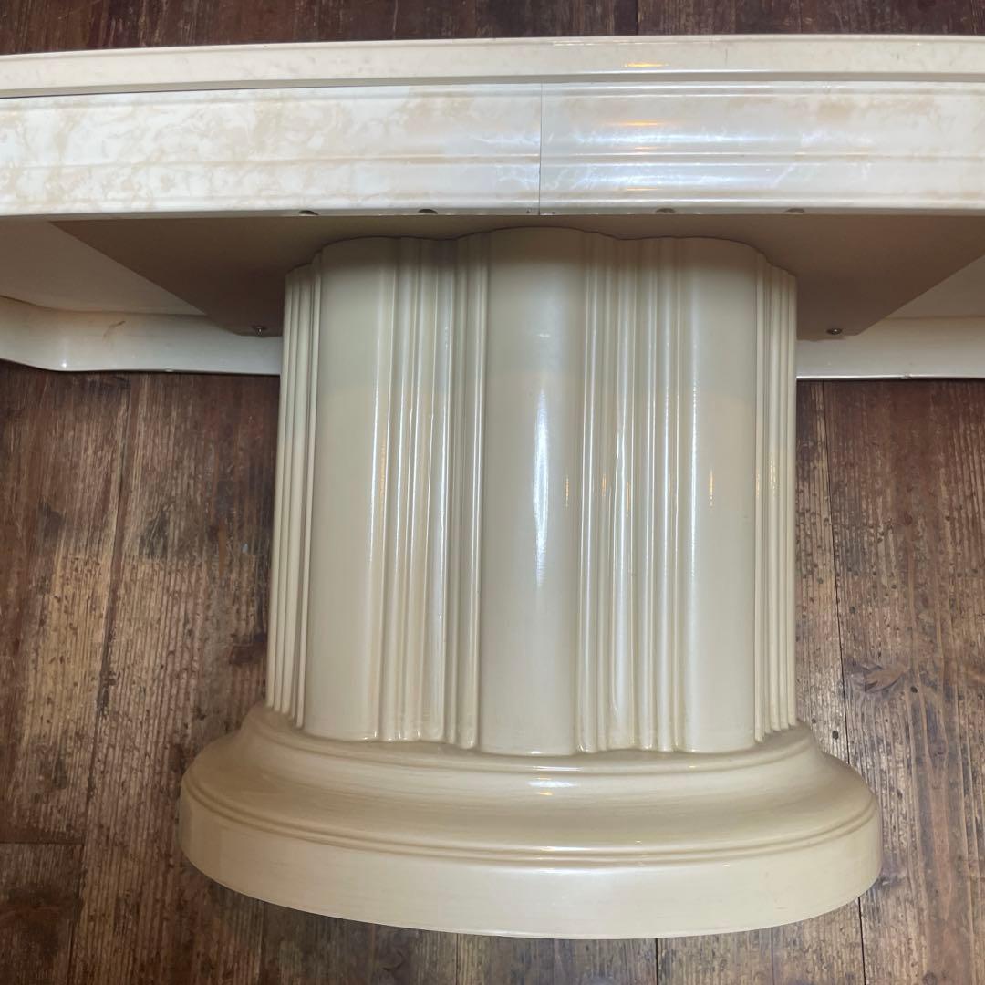 サルタレッリ　フローレンスシリーズ　アイボリー　ダイニングテーブル　115cm