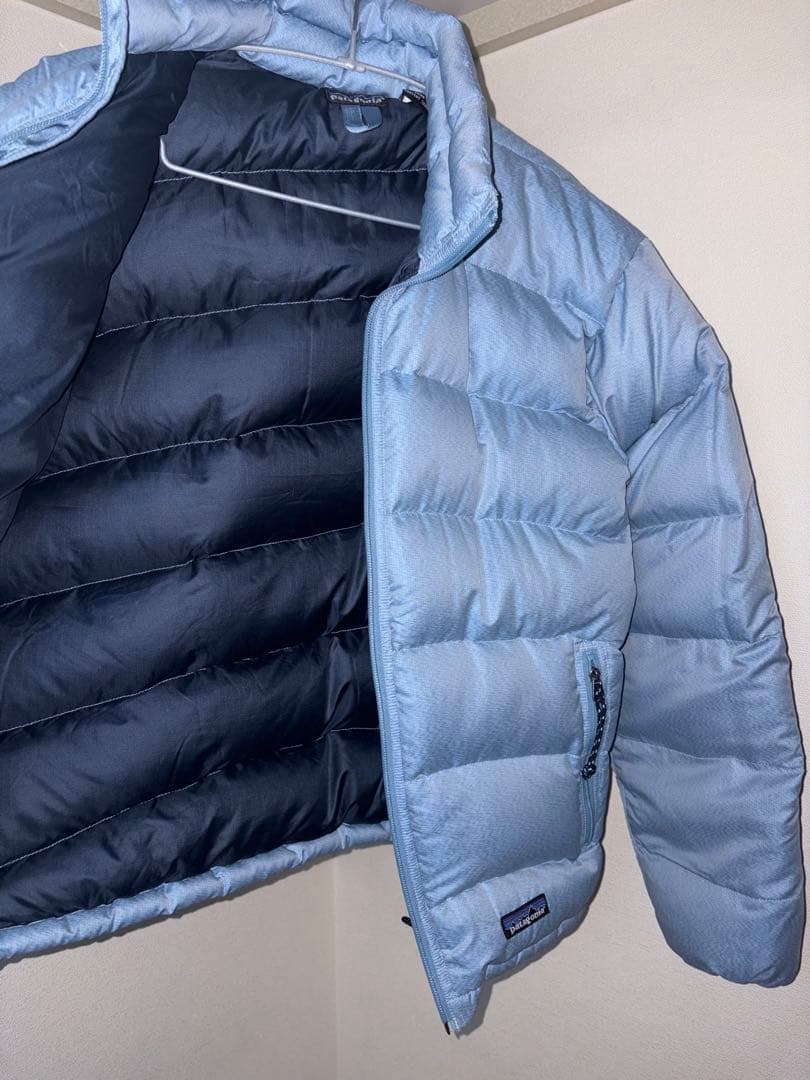 Patagonia ダウン　ジャケット　水色　ライトブルー　00s
