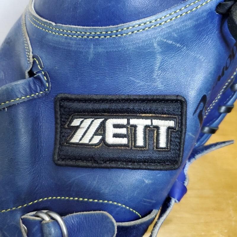 ZETT ゼット 古田モデル 日本製 旧ラベル キャッチャーミット 軟式グローブ
