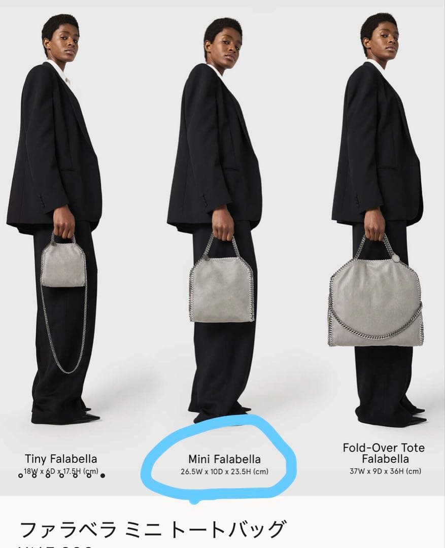 【美品】Stella McCartney ステラマッカートニーファラベラ　ミニ