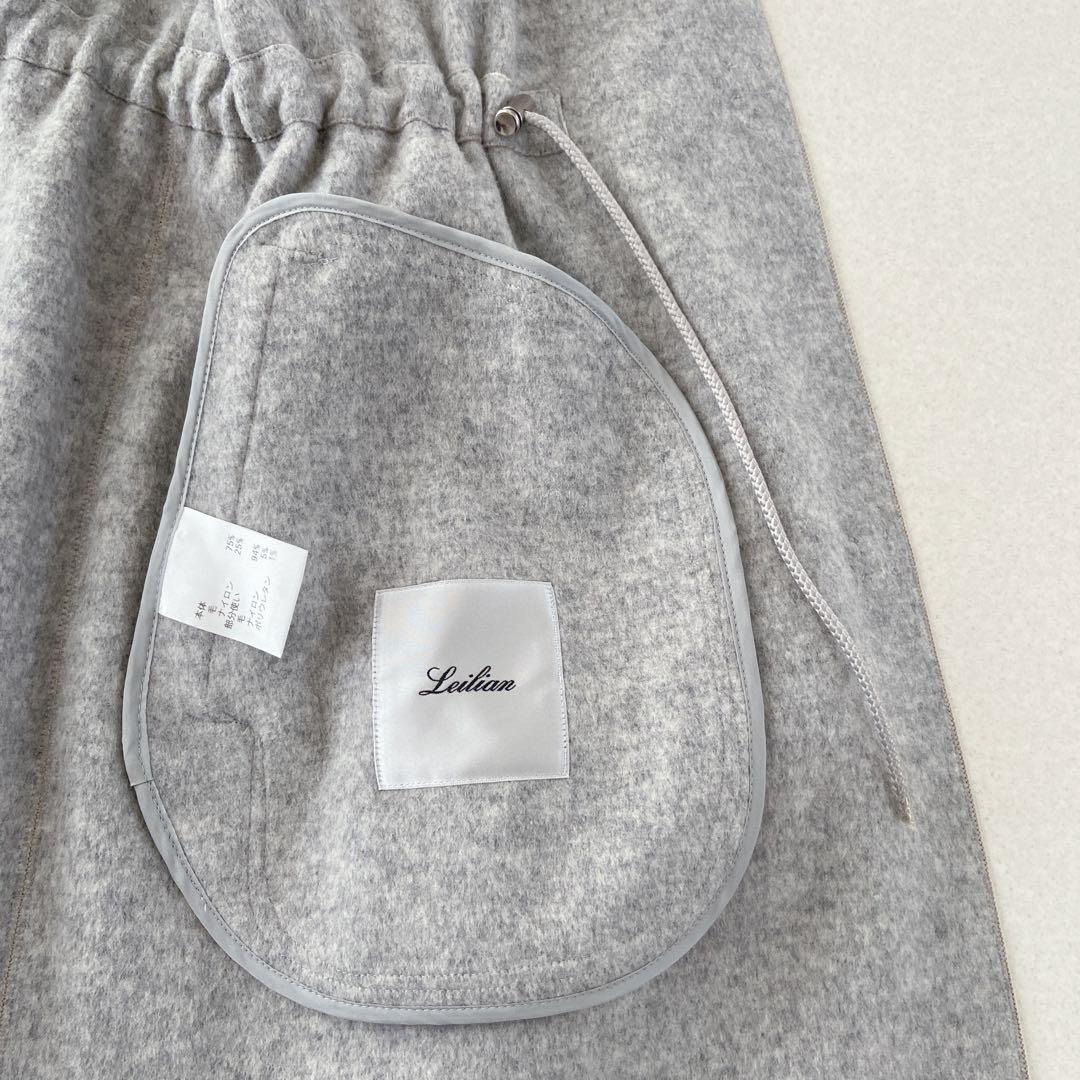 ✨極美品✨現行品【レリアン】日本製　ウール　コート　コーディガン　ベージュ　9号