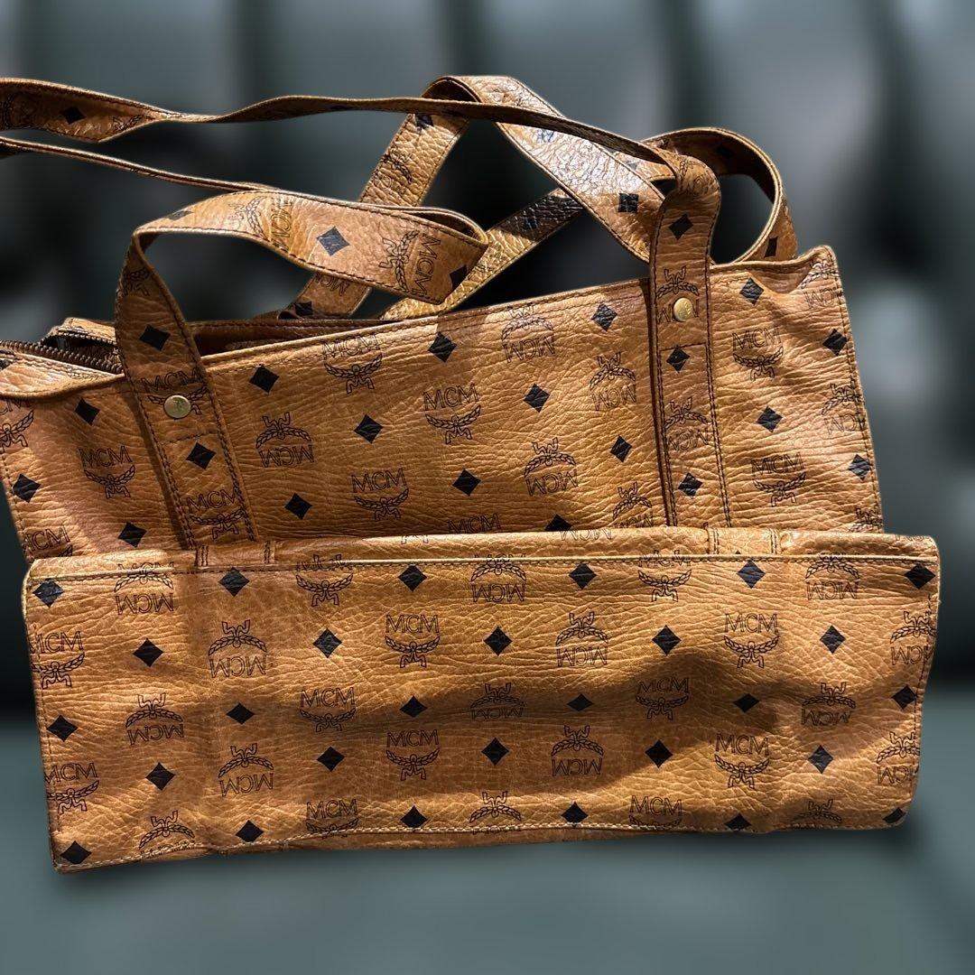 MCM ブラウン トートバッグ