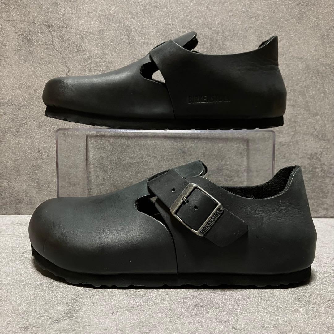 新品　ビルケンシュトック　ボストン　ナロー幅　オイルドレザー　ブラック　2234