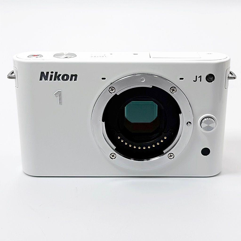 ニコン 1 J1 ダブルズームキット ホワイト ミラーレス カメラ 中古