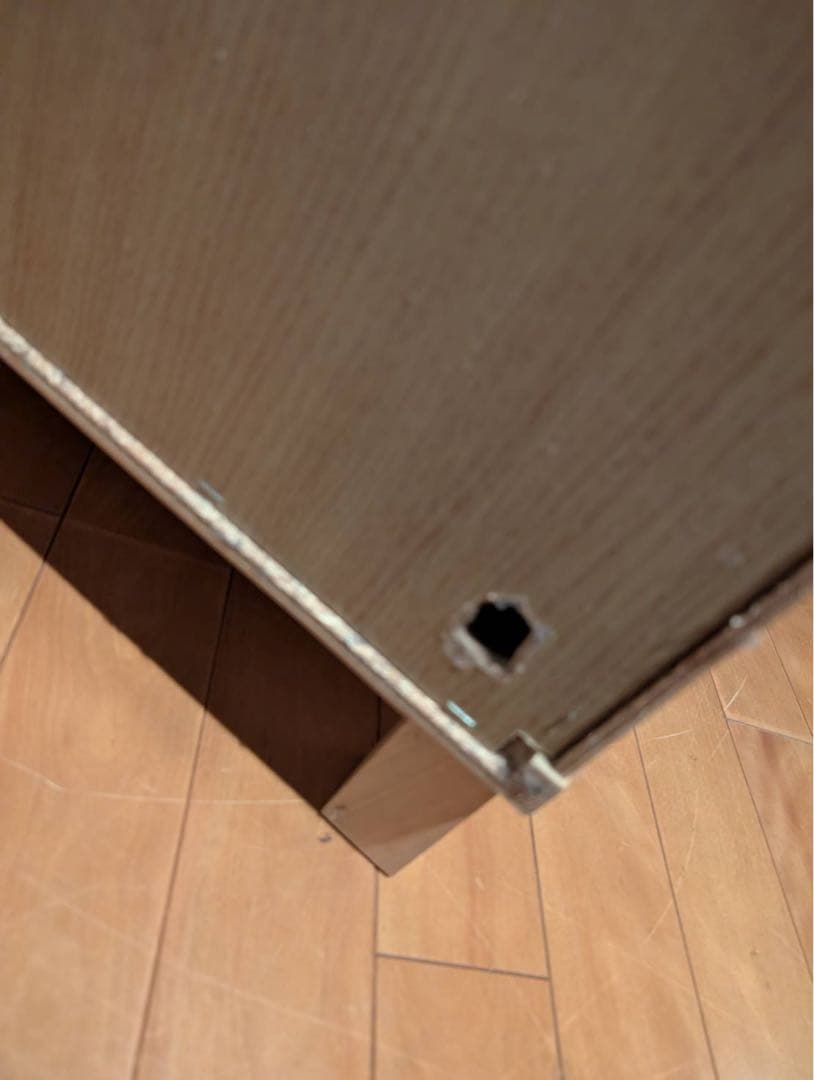 ■送料込■無印良品 木製薄型 シェルフロータイプワイド マガジンホルダー付