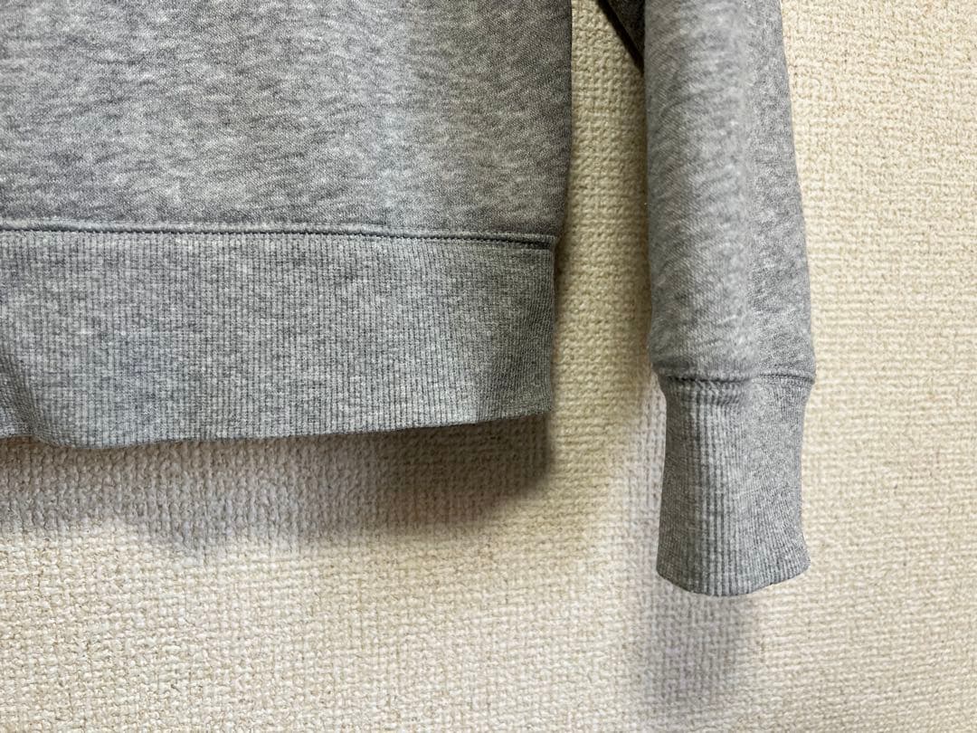 UGG ファーロゴ スウェット グレー ピンク 裏起毛 S