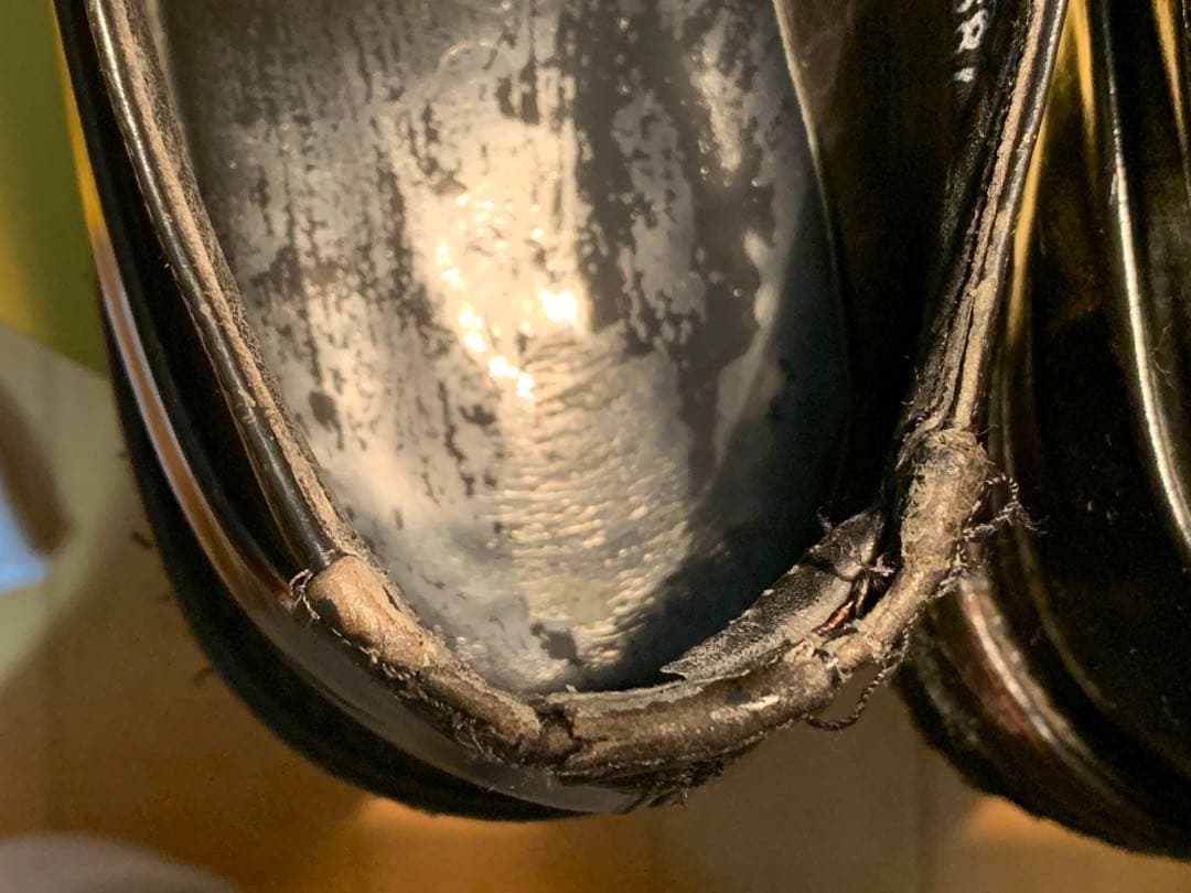 Archive　PRADAプラダ レザーシューズ 希少厚底ラバー