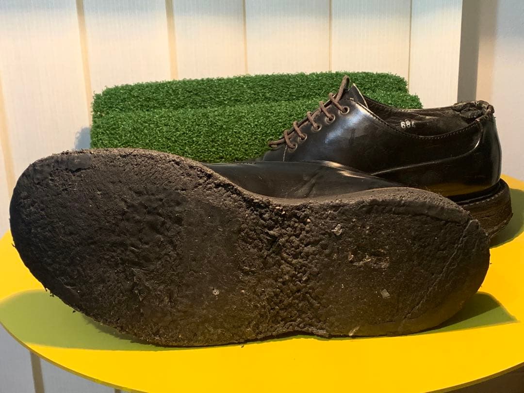 Archive　PRADAプラダ レザーシューズ 希少厚底ラバー