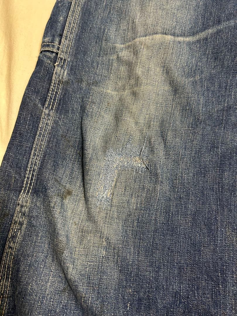 50s PAYDAYオーバーオール鬼ヒゲ縦落ち雰囲気抜群