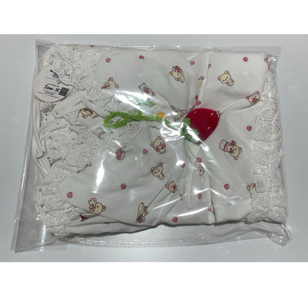 【新品未開封】コリラックマ　スピンズ　ドッキングフリルワンピ　ホワイト