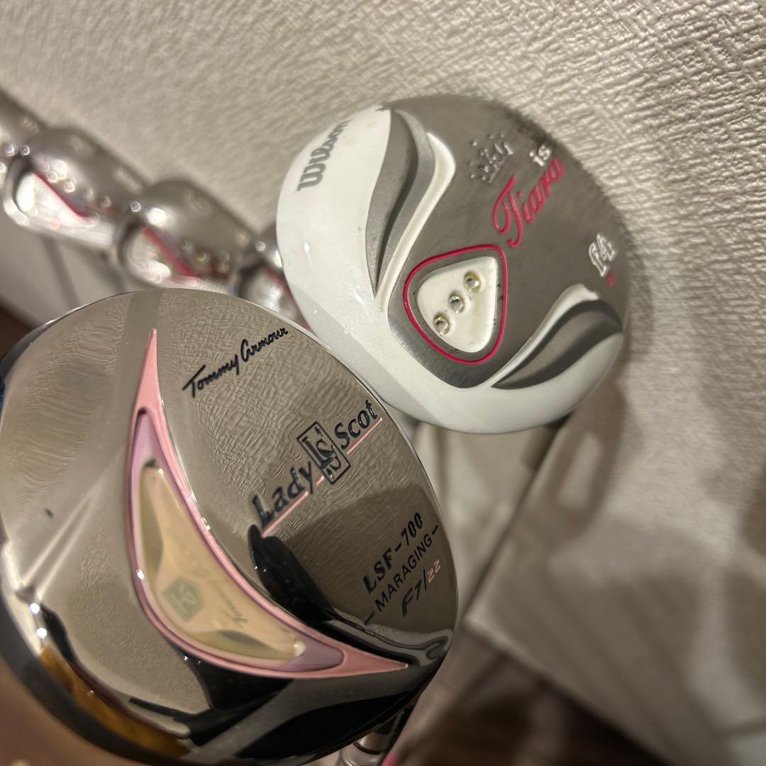 ウィルソン他　レディースL 右利き　ハーフゴルフセット