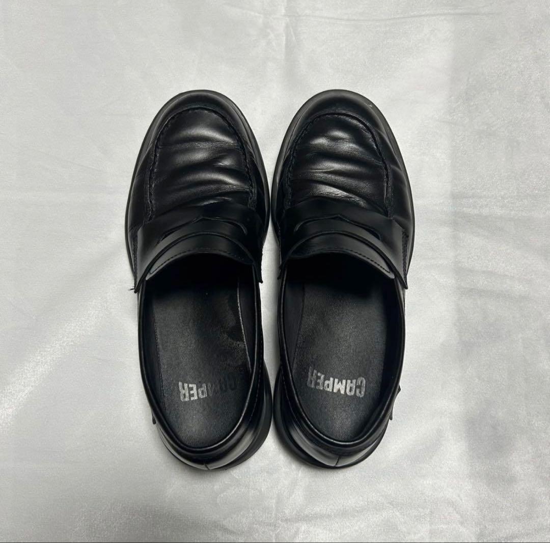 【最終値下げ】CAMPER Dean ブラック ローファー 40