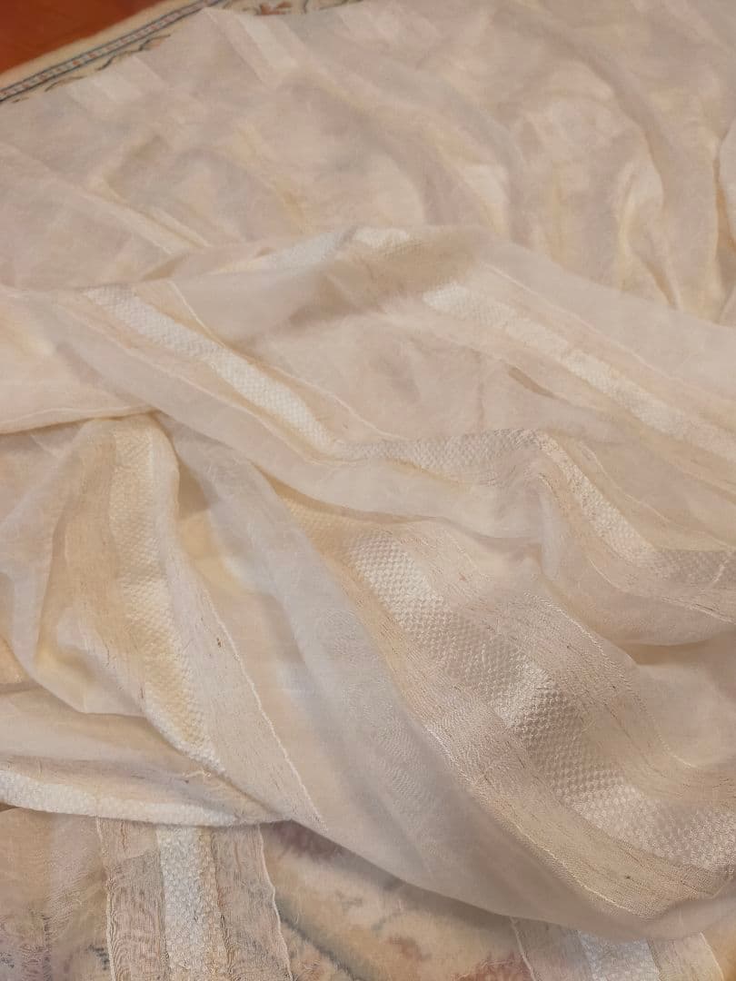 サンゲツ　2倍ヒダ　レースカーテン　w130xh210 ×2枚セット