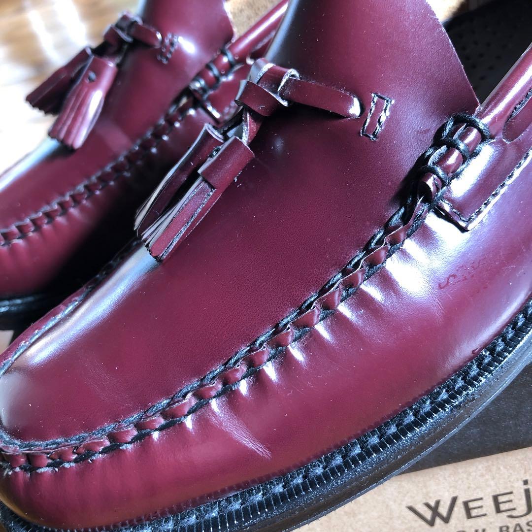 【G.H.BASS】 WEEJUNS バーガンディ タッセルローファー 9.5