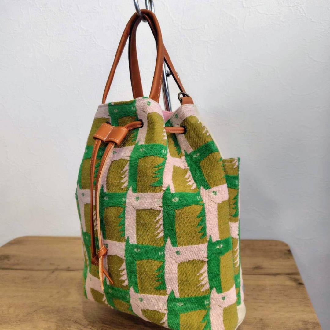 【BEN様】/thoroughbredサラブレットマスタード/巾着Lサイズショ