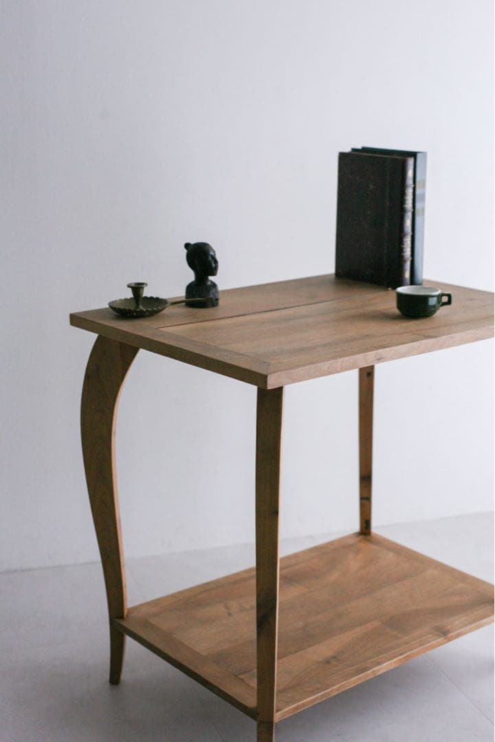 フランス　サイドテーブル　ダイニングテーブル　　無垢材　ブロカント　古家具