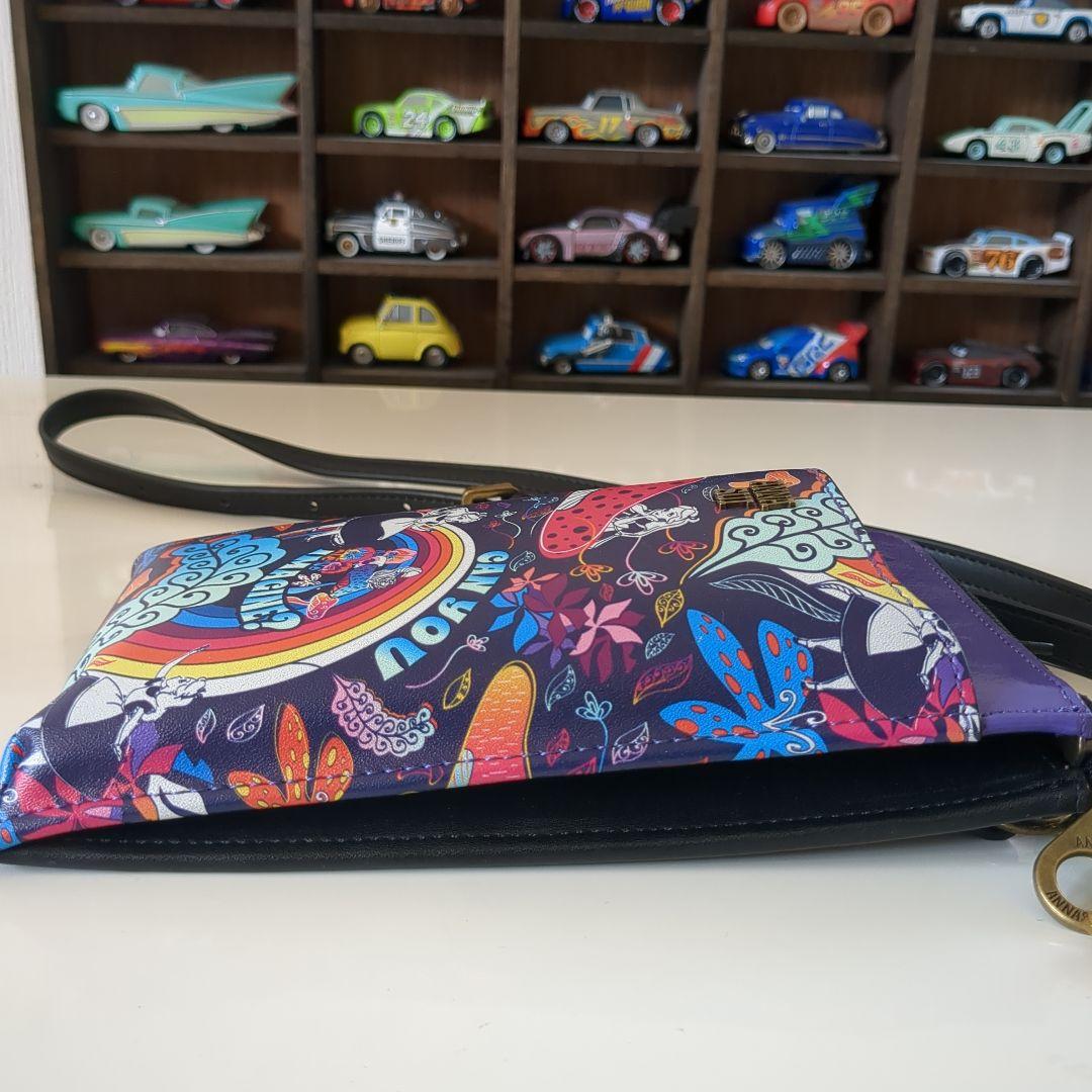 さくら！ アナスイ×ディズニーコラボ スマホショルダーバッグ 財布美品！