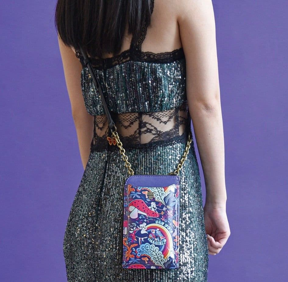 さくら！ アナスイ×ディズニーコラボ スマホショルダーバッグ 財布美品！