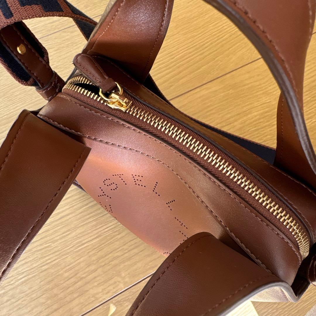 STELLA McCARTNEY ブラウンショルダーバッグ