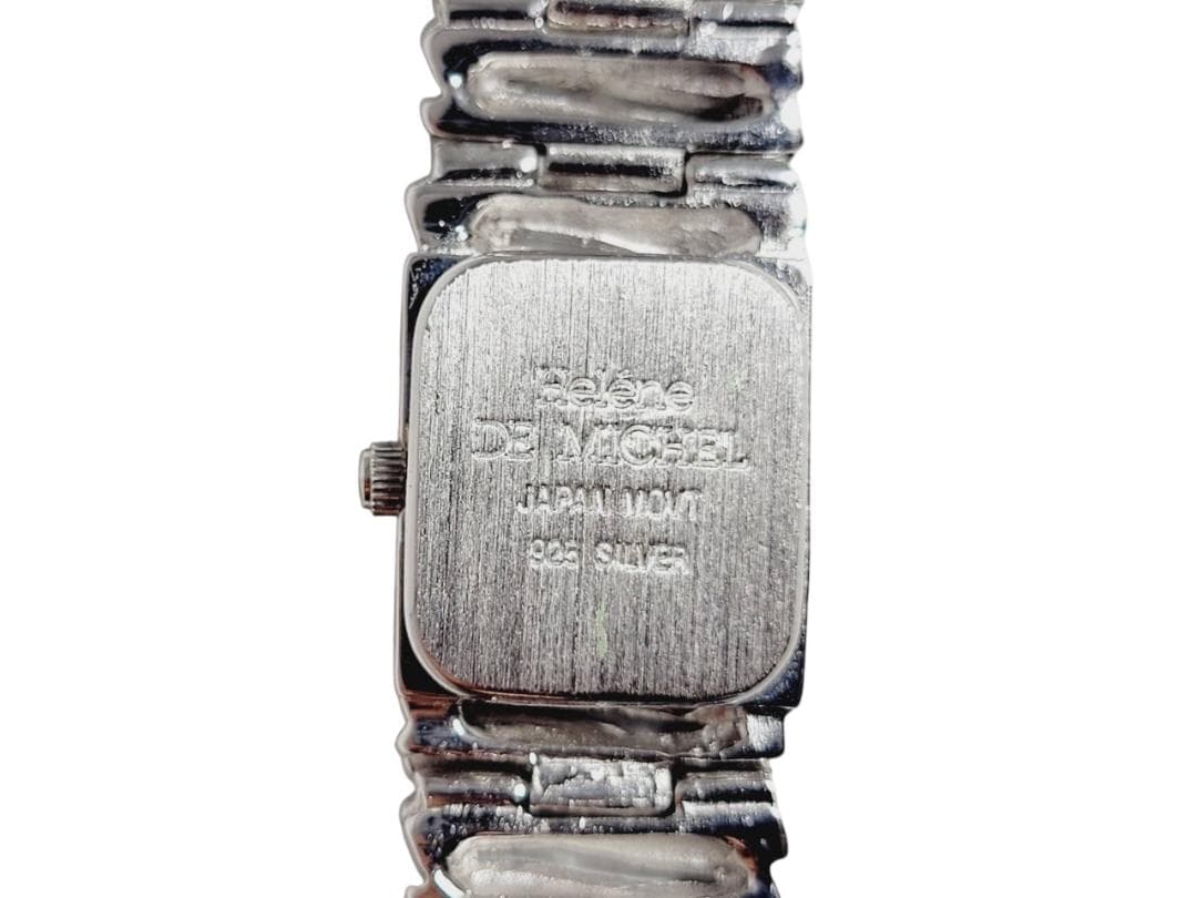HeleneDEMICHELヘレンミッシェル925SILVERシェル文字盤腕時計