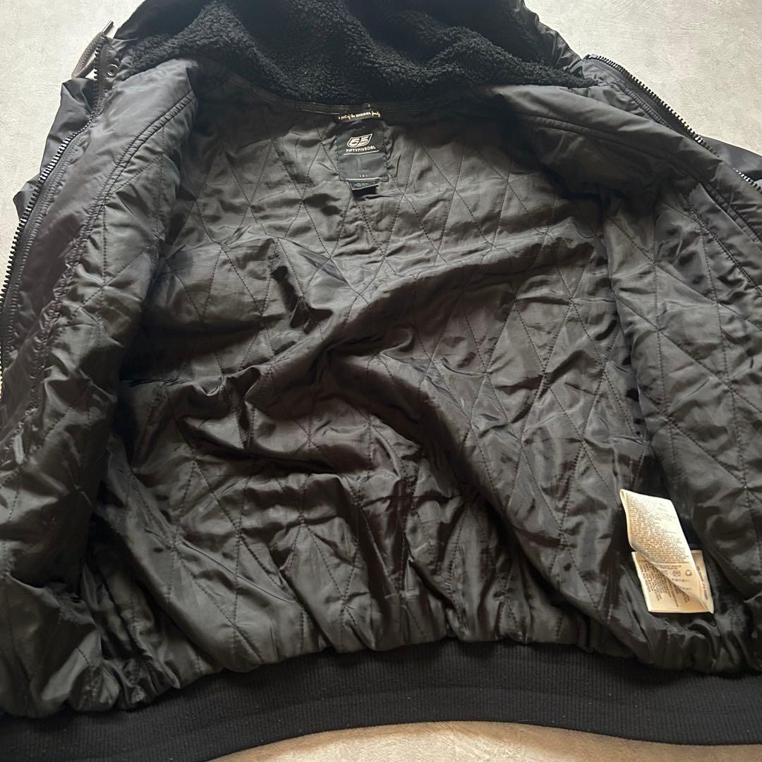 ジャケット・アウター archive grunge diesel nylon jacket black