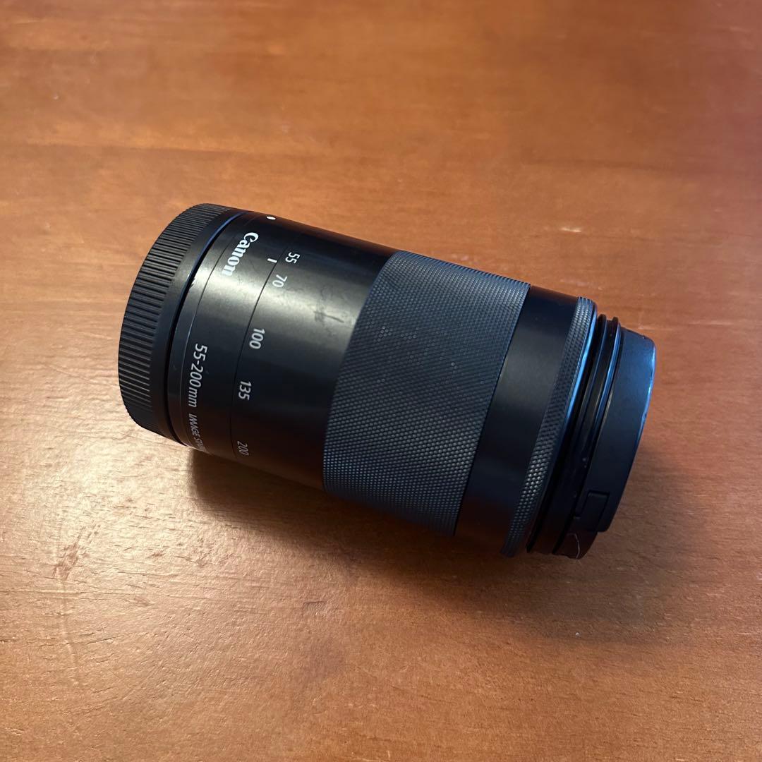 【ジャンク】Canon ミラーレス 望遠レンズ EF-M55-200mm