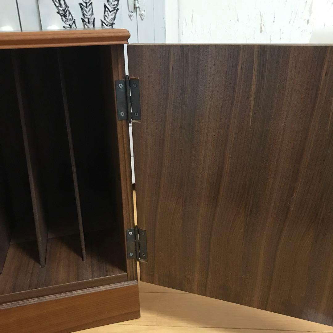 レコード収納　木製　ビンテージ　時代物