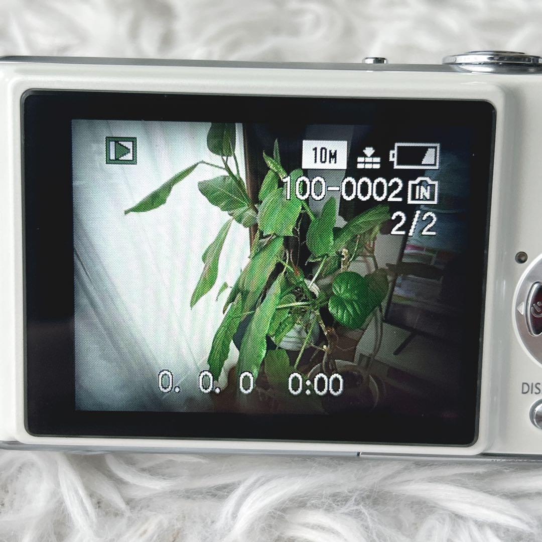 【美品】Panasonic LUMIX DMC-FX37 液晶キズなし ホワイト