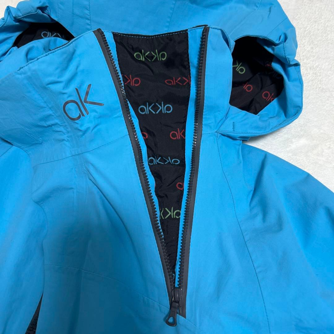 BURTON【S】GORE-TEX フード付きジャケット 青　スノボウェア