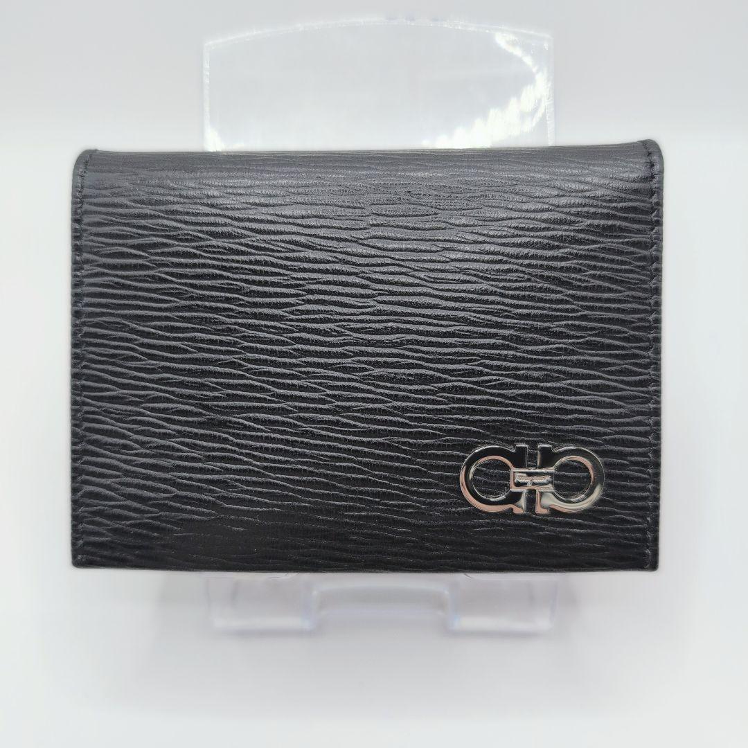 未使用級✨️サルヴァトーレ フェラガモ 名刺入 ダブルガンチーニ レザー