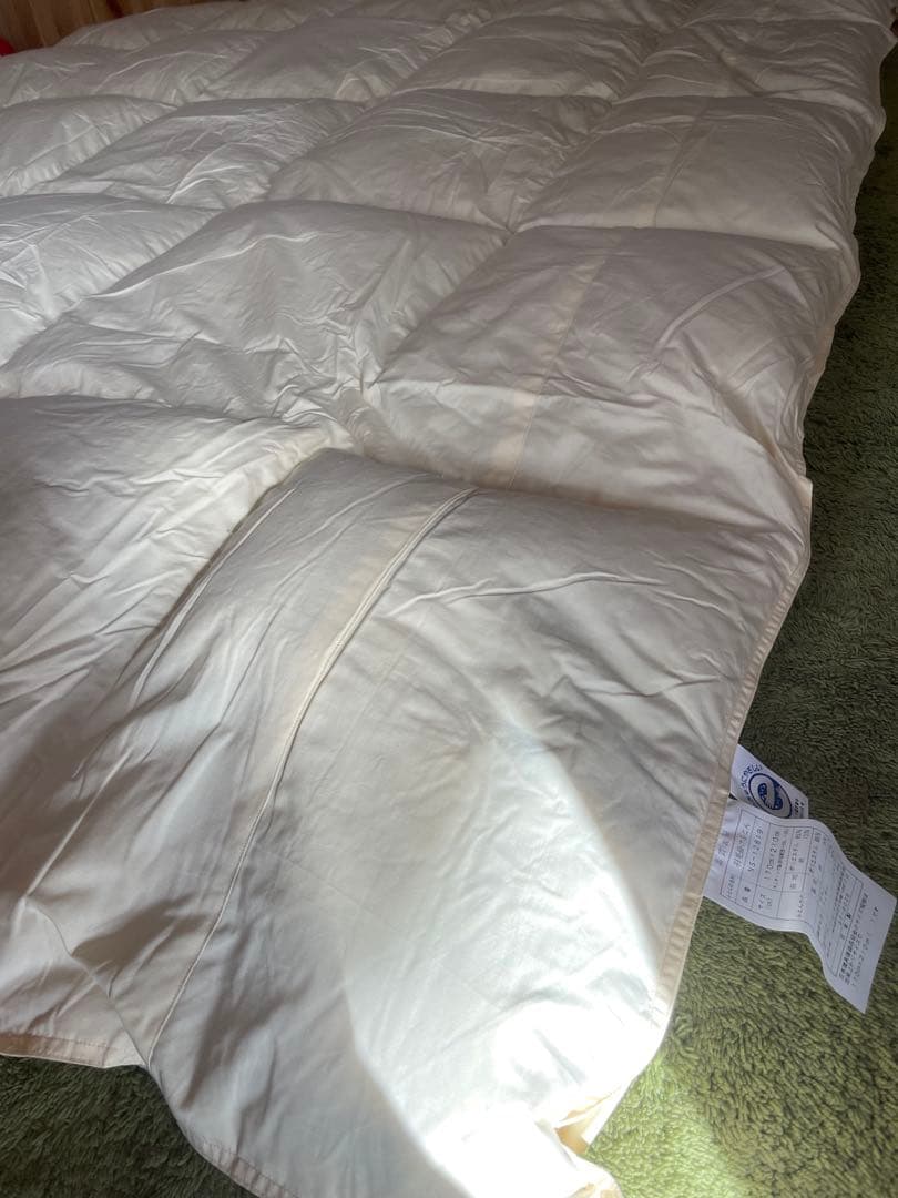 【エコダウン使用】寒冷地仕様　羽毛布団　ダブル　190×210 ホテル仕様