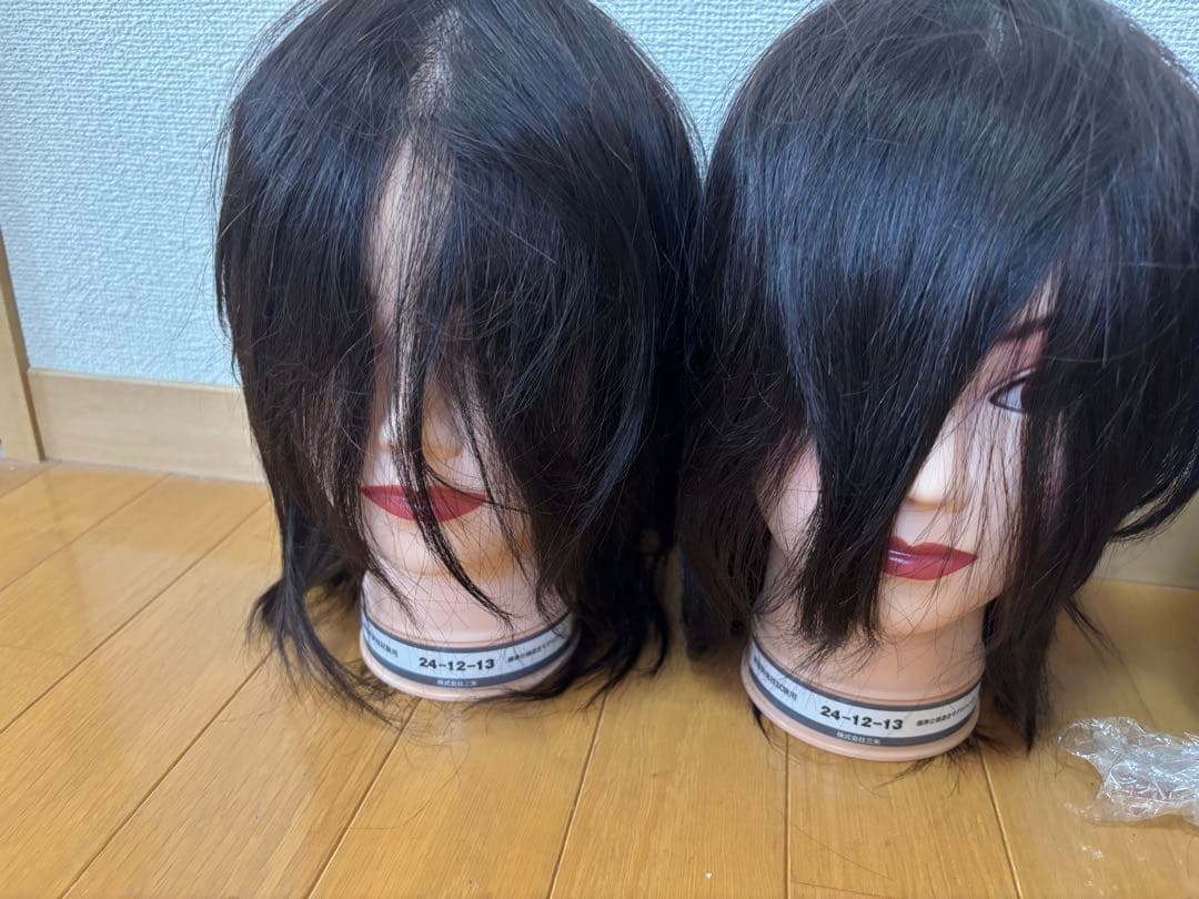 試験用、練習用ウィッグ