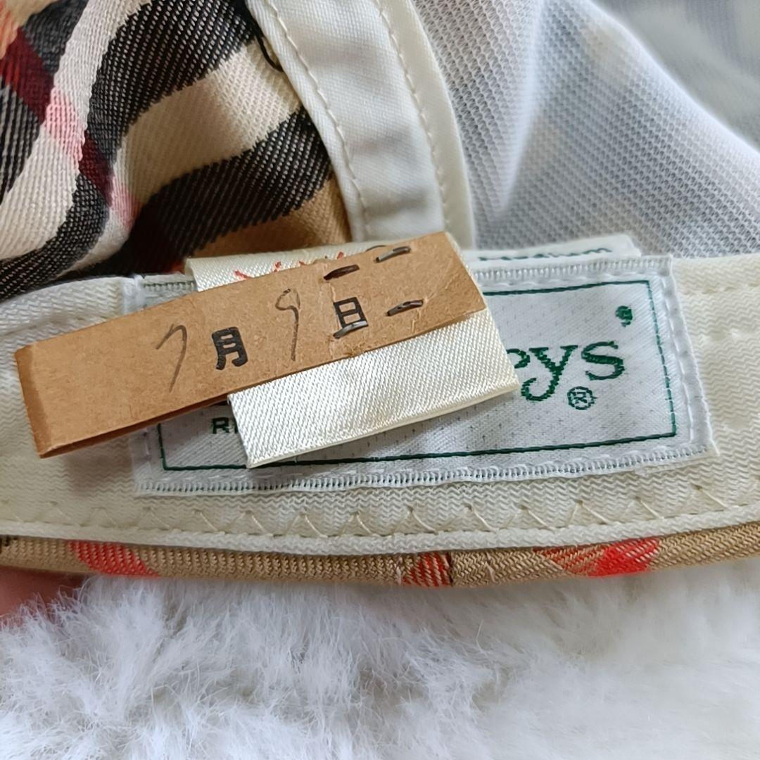 良品✨バーバリー ノバチェック&シャドーホース柄 ハンチング帽　キャスケット