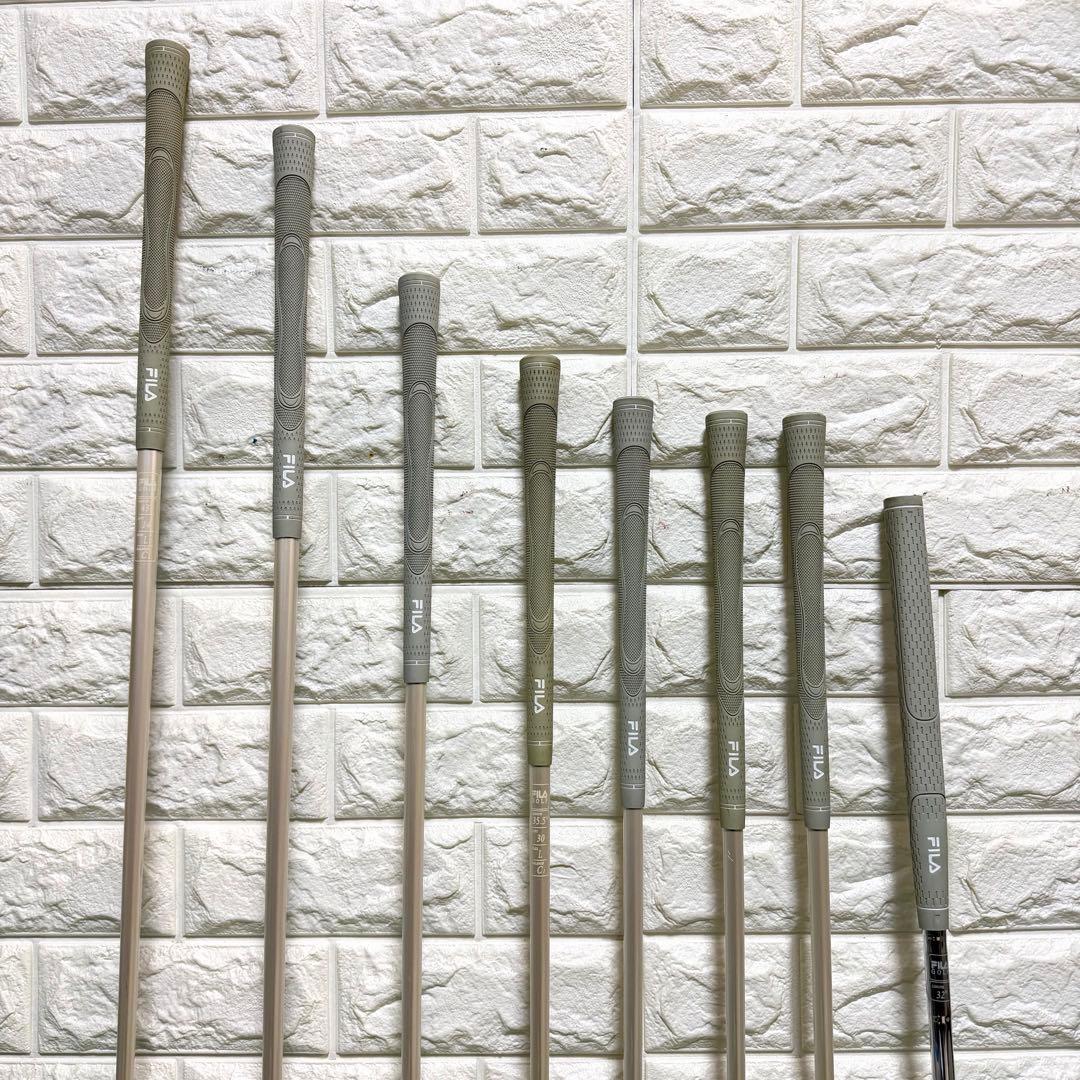 ゴルフセット　美品　FILA レディース　右打ち　ラウンド仕様　飛距離抜群　良好