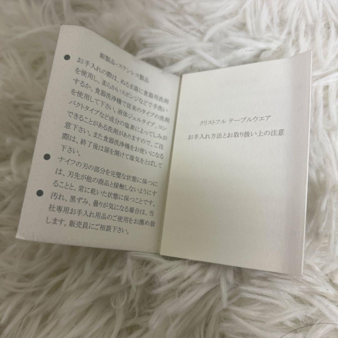 【未使用】クリストフル　アルビ　スタンダード　フォーク　ナイフ　セット　箱付き