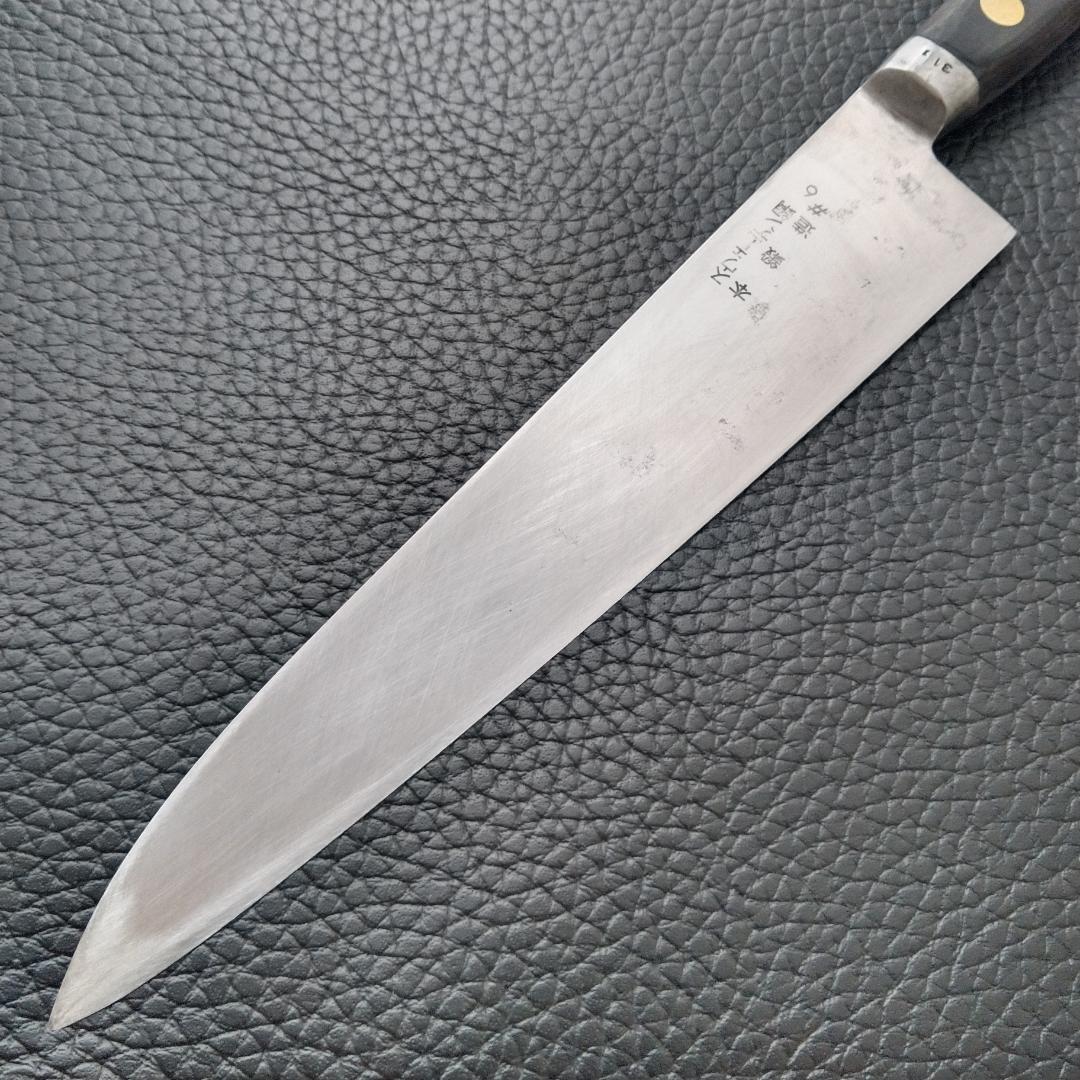 【週末限定特価】日本橋 木屋 牛刀 スウェーデン鋼 刃渡り210㎜