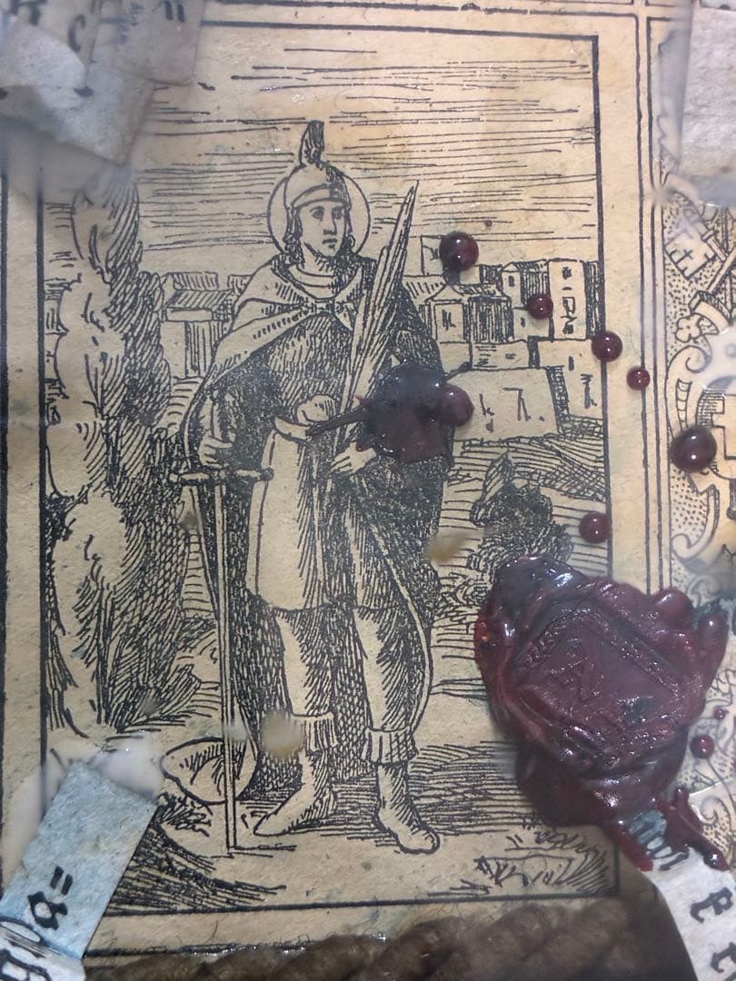 聖遺物 レリクアリー アンティーク装飾フレーム フランス ブロカント 宗教