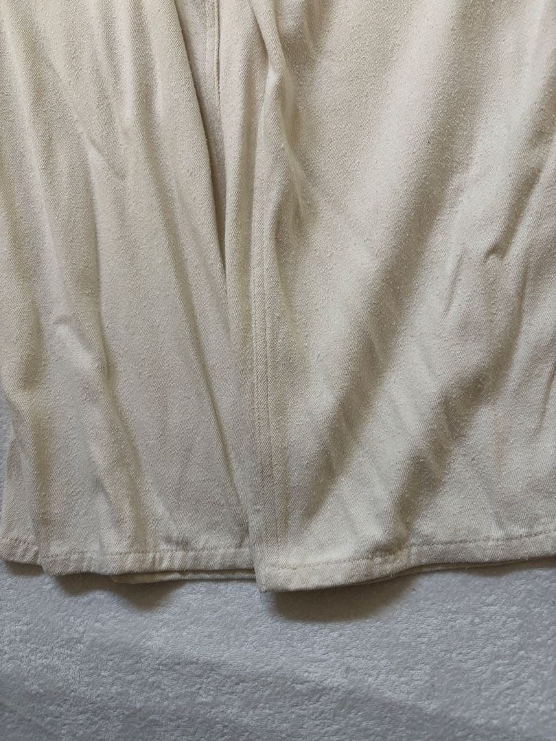 comoliシルクネップオールインワン　エクリュ　2