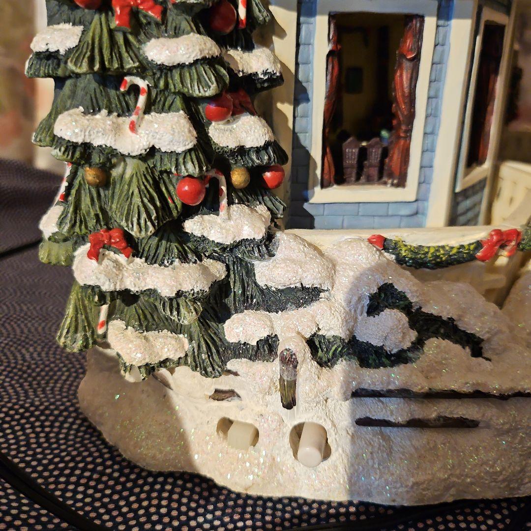 【美品稼働確認】トーマス・キンケード　クリスマス　ジオラマ　オーナメント