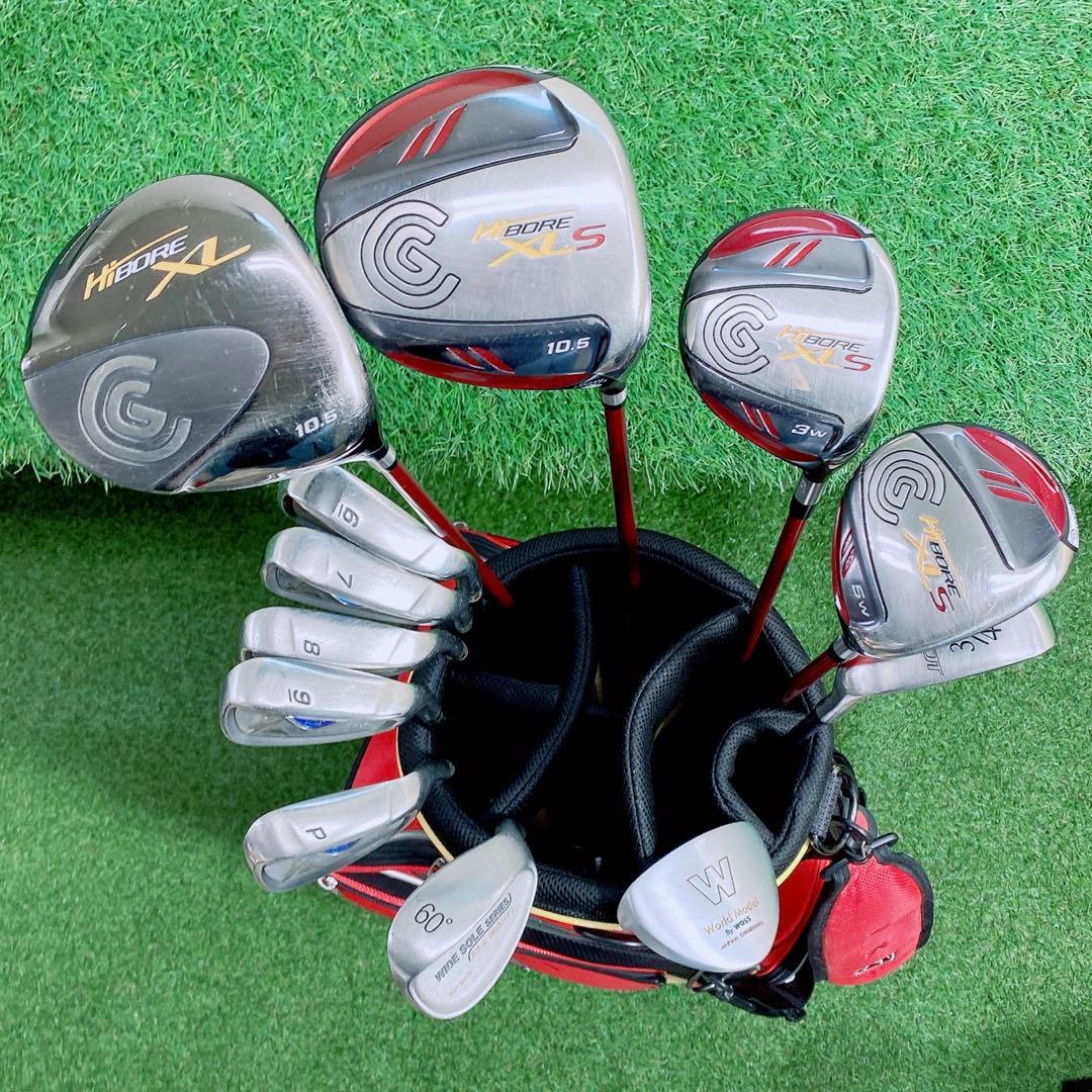 クリーブランド　XLS ツルヤ　ゴルフクラブ　メンズセット　初心者 N2093