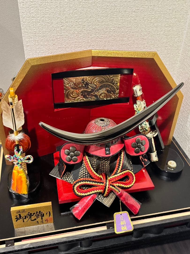 特選　御兜飾り 上杉謙信　兜　清月 ／ 清月 作　オルゴール